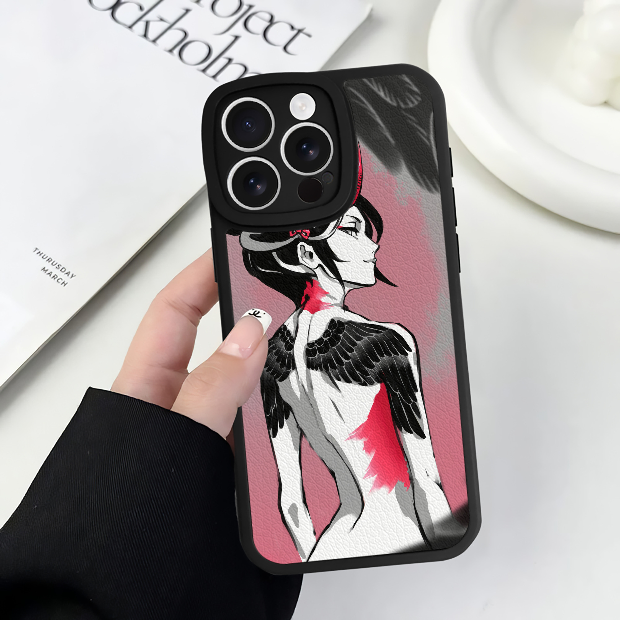 （画像用） ブリーチ BLEACH 【iPhone 16シリーズ対応】シリコンスマホケース（レザー調） 材質：シリコン